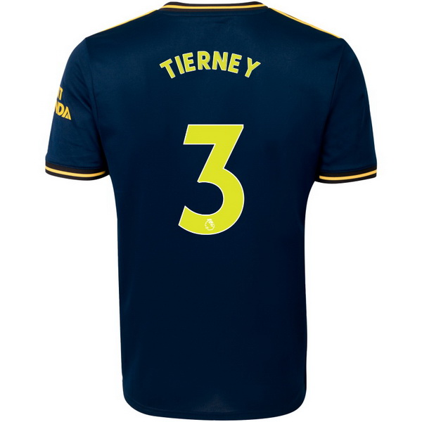 Camiseta Arsenal NO.3 Tierney Replica Tercera Ropa 2019/20 Azul